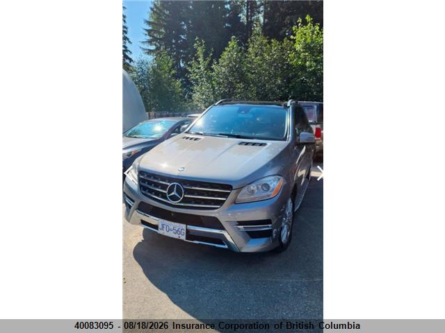 40083095 :رقم المزاد ، 4JGDA2EB9EA334173 vin ، 2014 Mercedes-benz Ml 350 Bluetec 4matic مزاد بيع