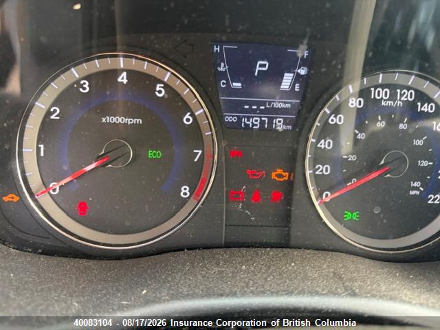 40083104 :رقم المزاد ، KMHCT5AE9CU014497 vin ، 2012 Hyundai Accent Gls/gs مزاد بيع
