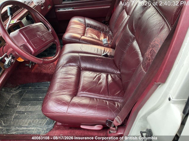 1993 Cadillac Deville მანქანა იყიდება აუქციონზე, vin: 1G6CD53BXP4277319, აუქციონის ნომერი: 40083108