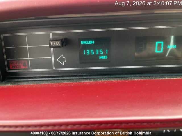 1993 Cadillac Deville მანქანა იყიდება აუქციონზე, vin: 1G6CD53BXP4277319, აუქციონის ნომერი: 40083108