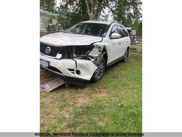 Продаж на аукціоні авто 2014 Nissan Pathfinder S/sv/sl/platinum, vin: 5N1AR2MM3EC670517, номер лоту: 40083129