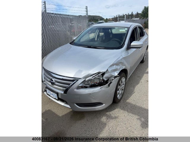2013 Nissan Sentra S/sv/sr/sl მანქანა იყიდება აუქციონზე, vin: 3N1AB7AP6DL707151, აუქციონის ნომერი: 40083167