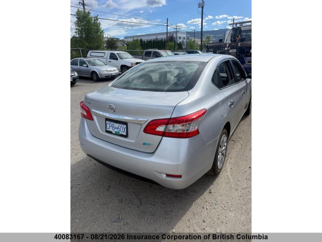 2013 Nissan Sentra S/sv/sr/sl მანქანა იყიდება აუქციონზე, vin: 3N1AB7AP6DL707151, აუქციონის ნომერი: 40083167