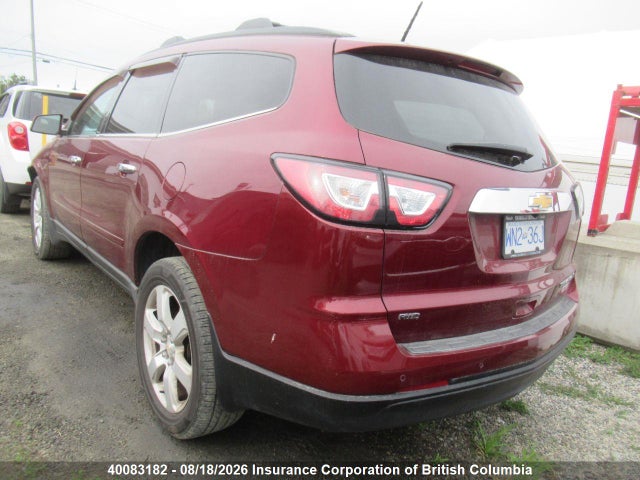 2016 Chevrolet Traverse Lt მანქანა იყიდება აუქციონზე, vin: 1GNKVGKD4GJ219557, აუქციონის ნომერი: 40083182