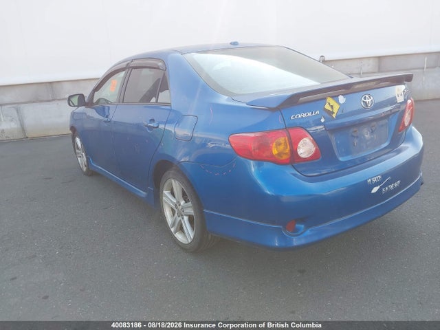 2009 Toyota Corolla Xrs მანქანა იყიდება აუქციონზე, vin: 2T1BE40E59C023791, აუქციონის ნომერი: 40083186