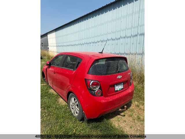 Продаж на аукціоні авто 2012 Chevrolet Sonic, vin: 1G1JB6EH6C4149955, номер лоту: 40083193