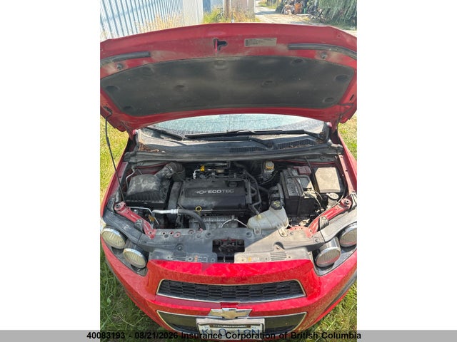 Продаж на аукціоні авто 2012 Chevrolet Sonic, vin: 1G1JB6EH6C4149955, номер лоту: 40083193