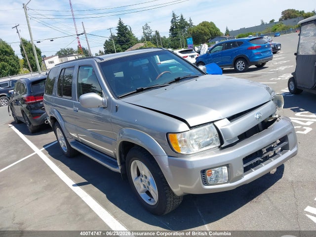40074747 :رقم المزاد ، JNRDR09Y91W215035 vin ، 2001 Infiniti Qx4 مزاد بيع