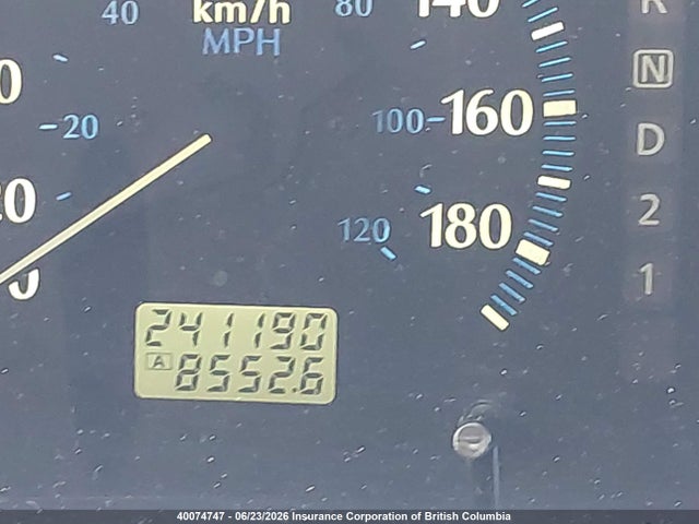 40074747 :رقم المزاد ، JNRDR09Y91W215035 vin ، 2001 Infiniti Qx4 مزاد بيع