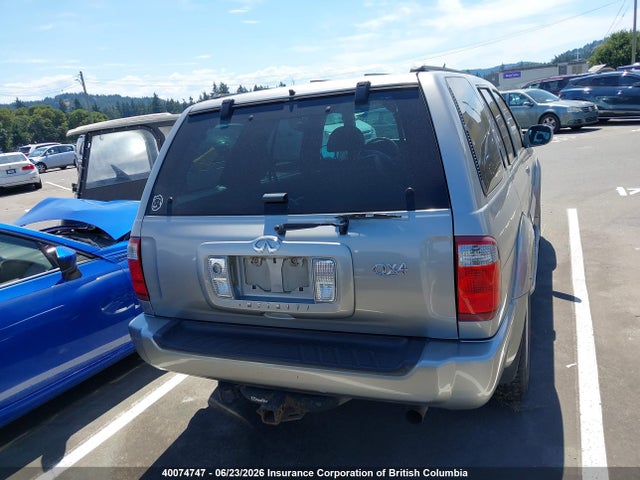 40074747 :رقم المزاد ، JNRDR09Y91W215035 vin ، 2001 Infiniti Qx4 مزاد بيع