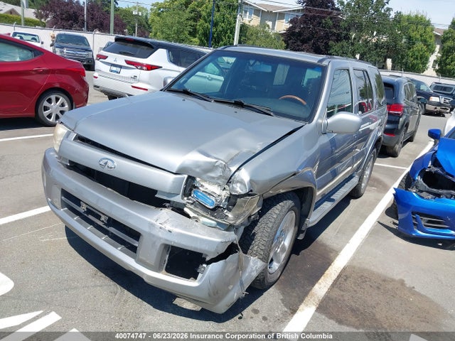 40074747 :رقم المزاد ، JNRDR09Y91W215035 vin ، 2001 Infiniti Qx4 مزاد بيع