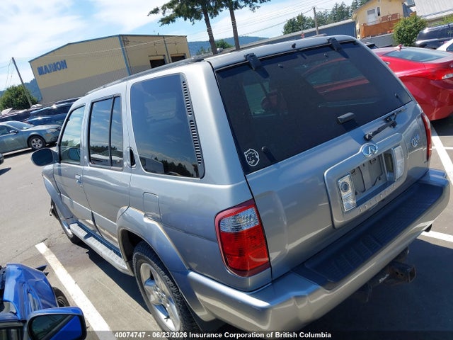 40074747 :رقم المزاد ، JNRDR09Y91W215035 vin ، 2001 Infiniti Qx4 مزاد بيع
