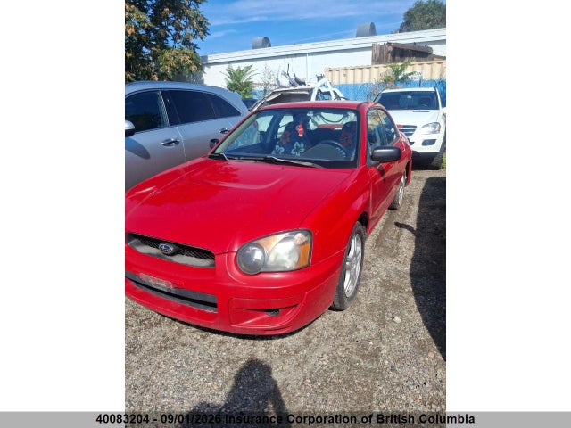 Продаж на аукціоні авто 2005 Subaru Impreza Rs, vin: JF1GD67555G503034, номер лоту: 40083204