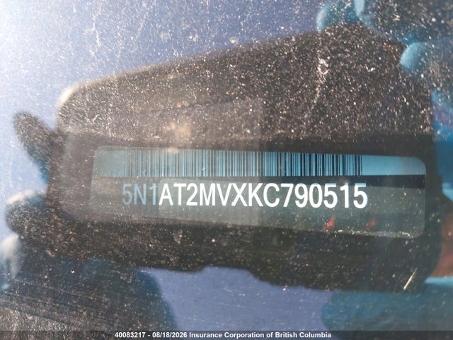 Продажа на аукционе авто 2019 Nissan Rogue, vin: 5N1AT2MVXKC790515, номер лота: 40083217