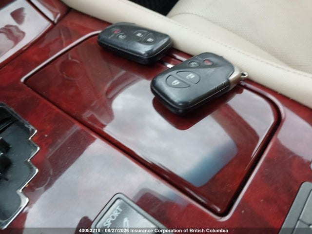 40083218 :رقم المزاد ، JTHCL46F095000134 vin ، 2009 Lexus Ls 460 مزاد بيع
