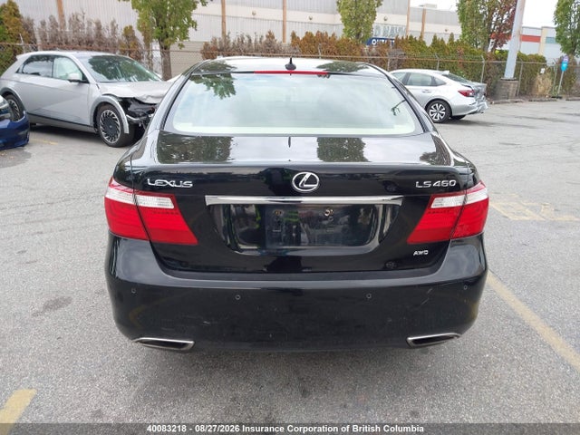 40083218 :رقم المزاد ، JTHCL46F095000134 vin ، 2009 Lexus Ls 460 مزاد بيع