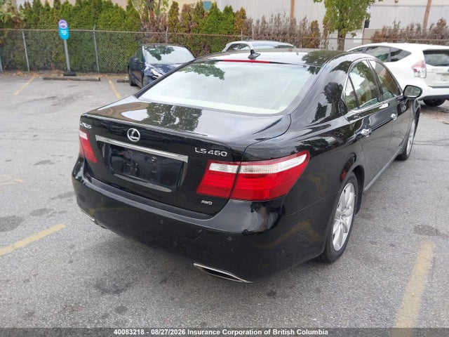 40083218 :رقم المزاد ، JTHCL46F095000134 vin ، 2009 Lexus Ls 460 مزاد بيع
