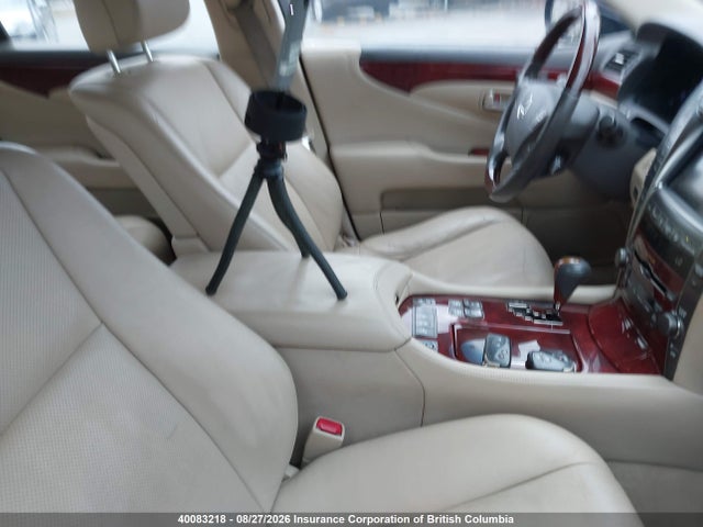 40083218 :رقم المزاد ، JTHCL46F095000134 vin ، 2009 Lexus Ls 460 مزاد بيع