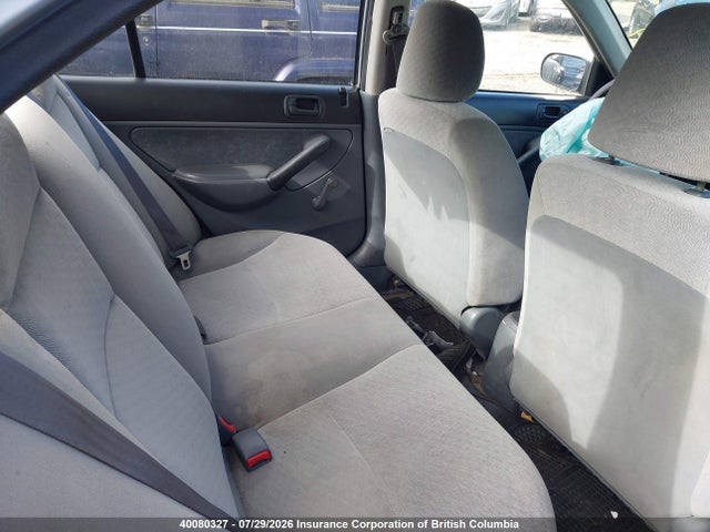 2001 Honda Civic Dx მანქანა იყიდება აუქციონზე, vin: 2HGES163X1H906520, აუქციონის ნომერი: 40080327