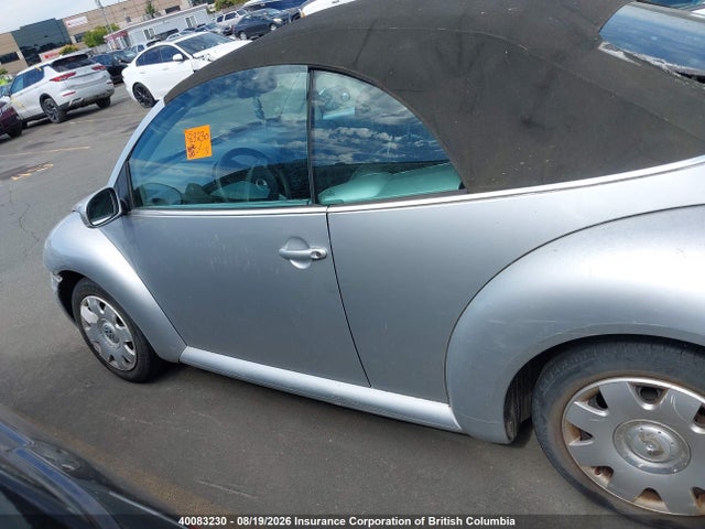 2003 Volkswagen New Beetle Gls მანქანა იყიდება აუქციონზე, vin: 3VWCK21Y73M309535, აუქციონის ნომერი: 40083230