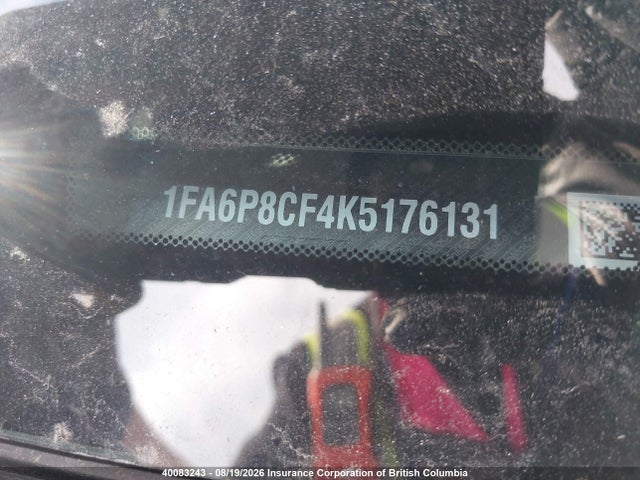 Продажа на аукционе авто 2019 Ford Mustang Gt, vin: 1FA6P8CF4K5176131, номер лота: 40083243