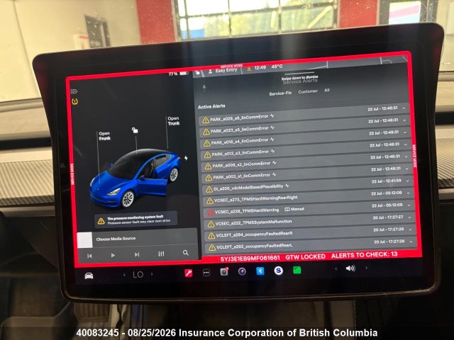 Tesla Model 3 Long Range 2021 5YJ3E1EB9MF061661 Image 27