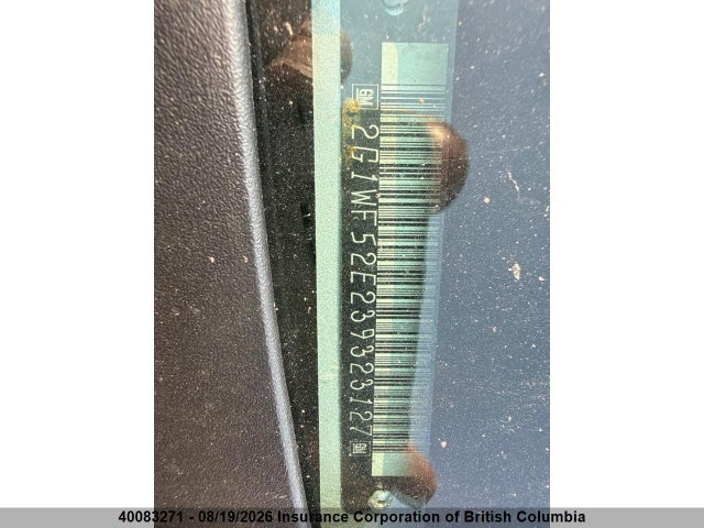 Продаж на аукціоні авто 2003 Chevrolet Impala, vin: 2G1WF52E239323127, номер лоту: 40083271