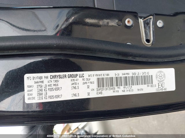 Aukcja sprzedaży 2010 Dodge Journey Sxt, vin: 3D4PG5FV3AT254058, numer aukcji: 40083275