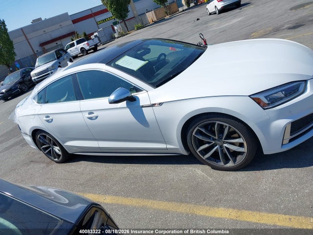 40083322 :رقم المزاد ، WAUC4CF50JA055014 vin ، 2018 Audi S5 مزاد بيع