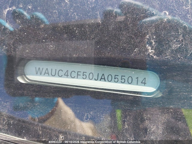 40083322 :رقم المزاد ، WAUC4CF50JA055014 vin ، 2018 Audi S5 مزاد بيع