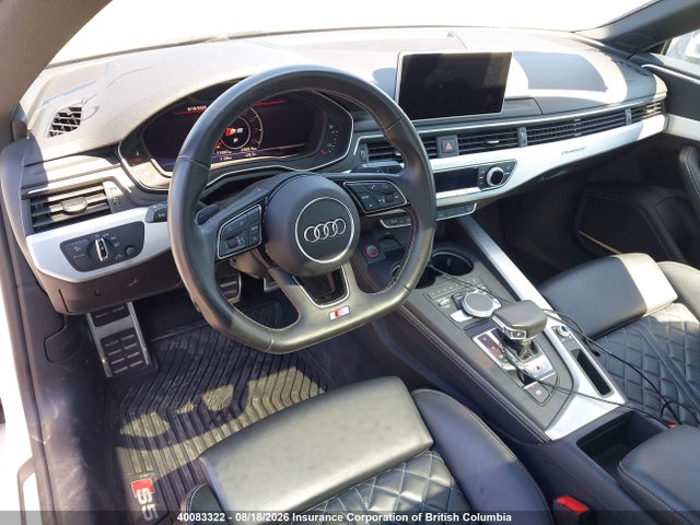 40083322 :رقم المزاد ، WAUC4CF50JA055014 vin ، 2018 Audi S5 مزاد بيع