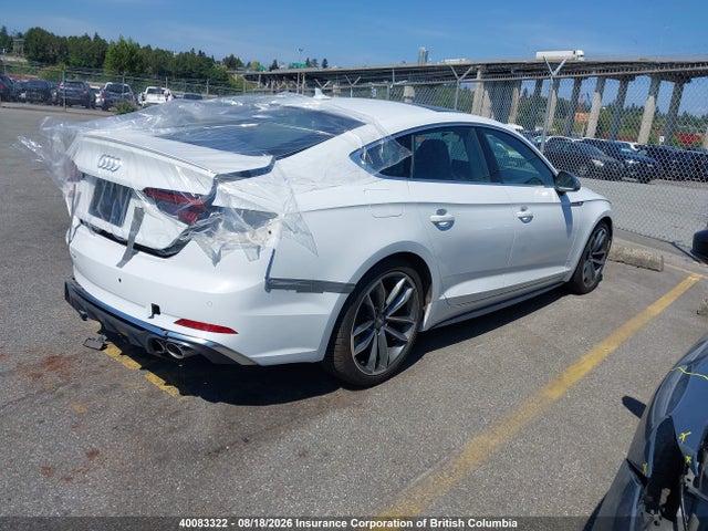 40083322 :رقم المزاد ، WAUC4CF50JA055014 vin ، 2018 Audi S5 مزاد بيع