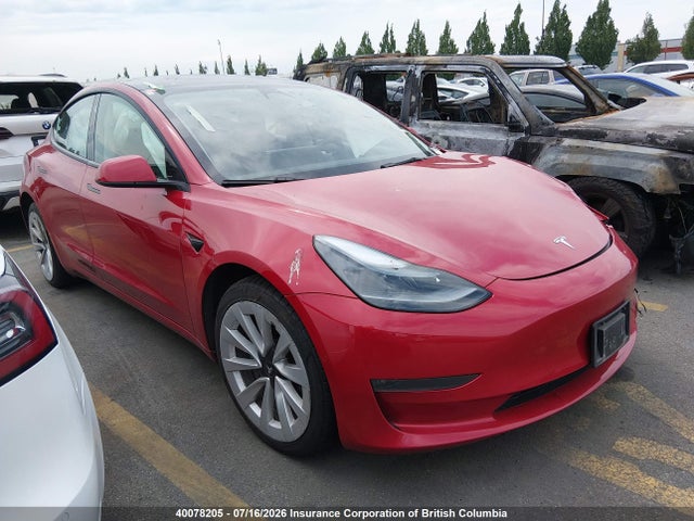 Auction sale of the 2022 Tesla Model 3, vin: 5YJ3E1EB5NF296589, lot number: 40078205