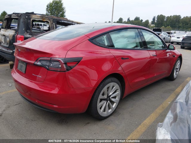 Tesla MODEL 3 2022 5YJ3E1EB5NF296589 Image 4