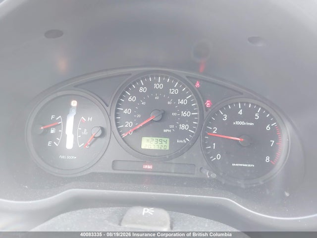 Aukcja sprzedaży 2004 Subaru Impreza Ts, vin: JF1GG65544H810908, numer aukcji: 40083335