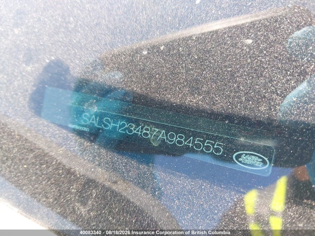 Продаж на аукціоні авто 2007 Land Rover Range Rover Sport Supercharged, vin: SALSH23487A984555, номер лоту: 40083340