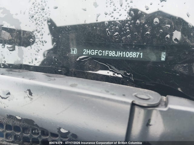 Honda Civic Touring 2018 2HGFC1F98JH106871 Image 19
