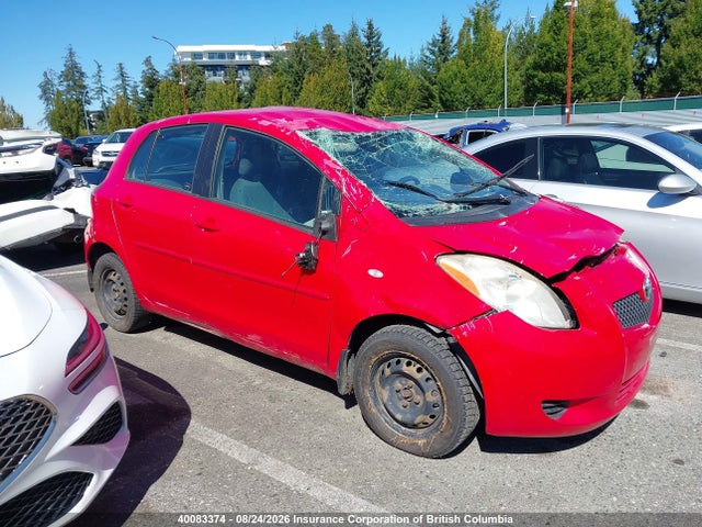 40083374 :رقم المزاد ، JTDKT923275045918 vin ، 2007 Toyota Yaris مزاد بيع