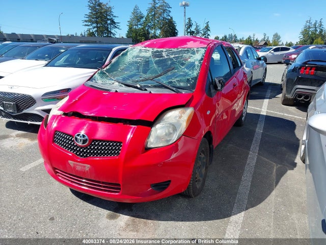 40083374 :رقم المزاد ، JTDKT923275045918 vin ، 2007 Toyota Yaris مزاد بيع