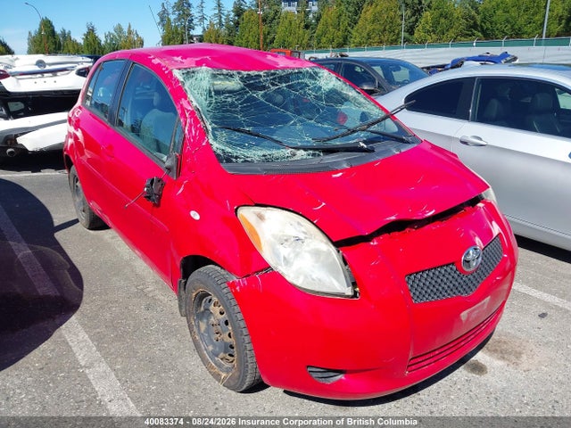 40083374 :رقم المزاد ، JTDKT923275045918 vin ، 2007 Toyota Yaris مزاد بيع