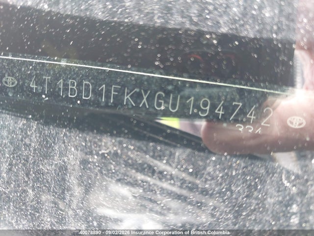 4T1BD1FKXGU194742 Toyota Camry Hybrid/le/xle/se