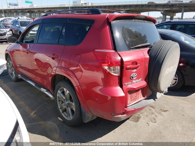 40077731 :رقم المزاد ، JTMBK32VX85057205 vin ، 2008 Toyota Rav4 Sport مزاد بيع