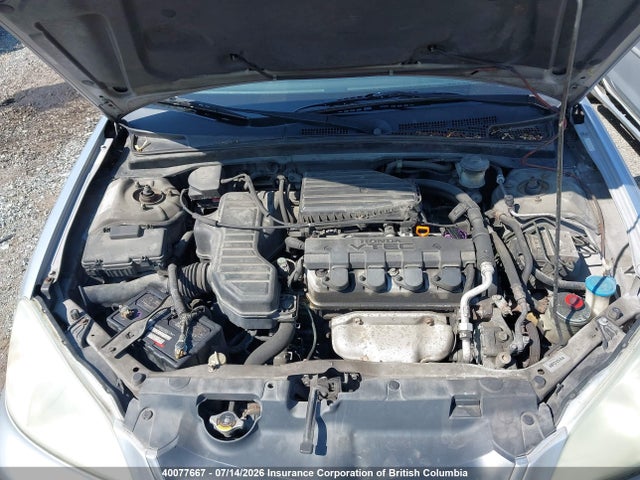 40077667 :رقم المزاد ، 2HHES36851H006160 vin ، 2001 Acura 1.7el Premium مزاد بيع