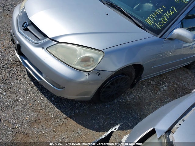 40077667 :رقم المزاد ، 2HHES36851H006160 vin ، 2001 Acura 1.7el Premium مزاد بيع