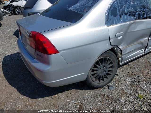 40077667 :رقم المزاد ، 2HHES36851H006160 vin ، 2001 Acura 1.7el Premium مزاد بيع