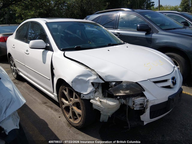 2007 Mazda 3 S მანქანა იყიდება აუქციონზე, vin: JM1BK323071687240, აუქციონის ნომერი: 40078933