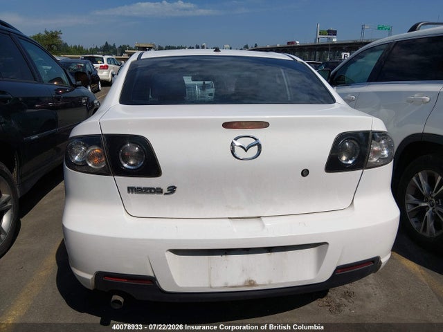 2007 Mazda 3 S მანქანა იყიდება აუქციონზე, vin: JM1BK323071687240, აუქციონის ნომერი: 40078933