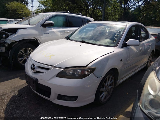 2007 Mazda 3 S მანქანა იყიდება აუქციონზე, vin: JM1BK323071687240, აუქციონის ნომერი: 40078933