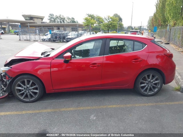 Продажа на аукционе авто 2018 Mazda 3 Grand Touring, vin: JM1BN1M38J1180733, номер лота: 40083397