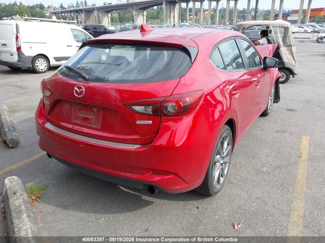 Продажа на аукционе авто 2018 Mazda 3 Grand Touring, vin: JM1BN1M38J1180733, номер лота: 40083397